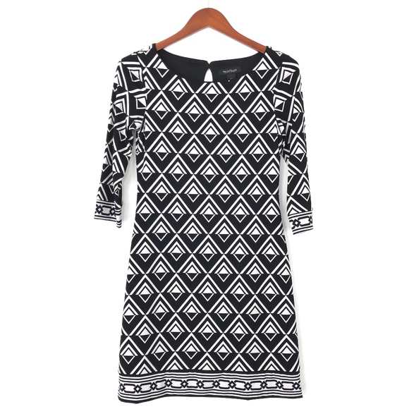 geometric shift dress